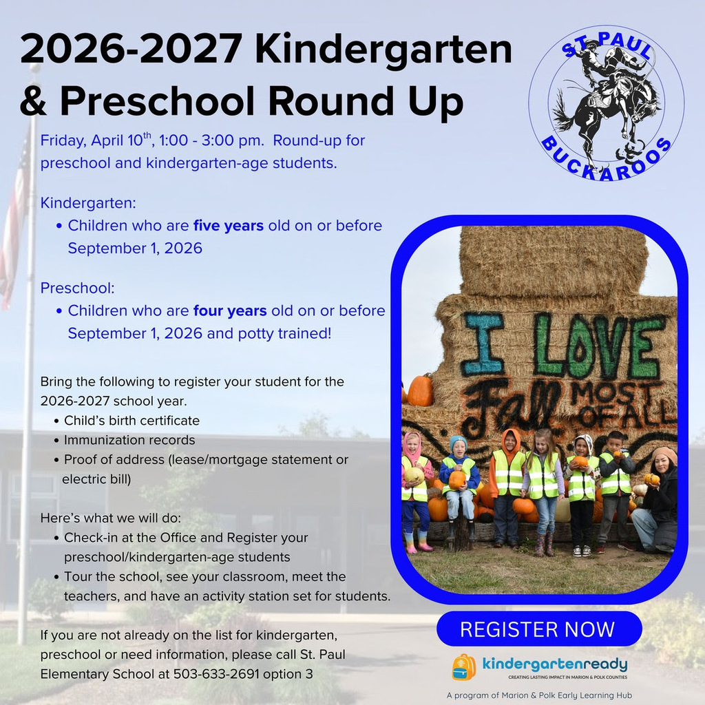 Kindergarten and Preschool Round Up