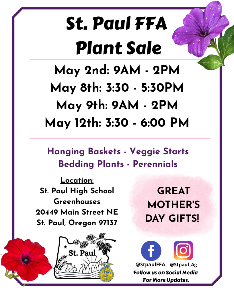 FFA Plant Sale