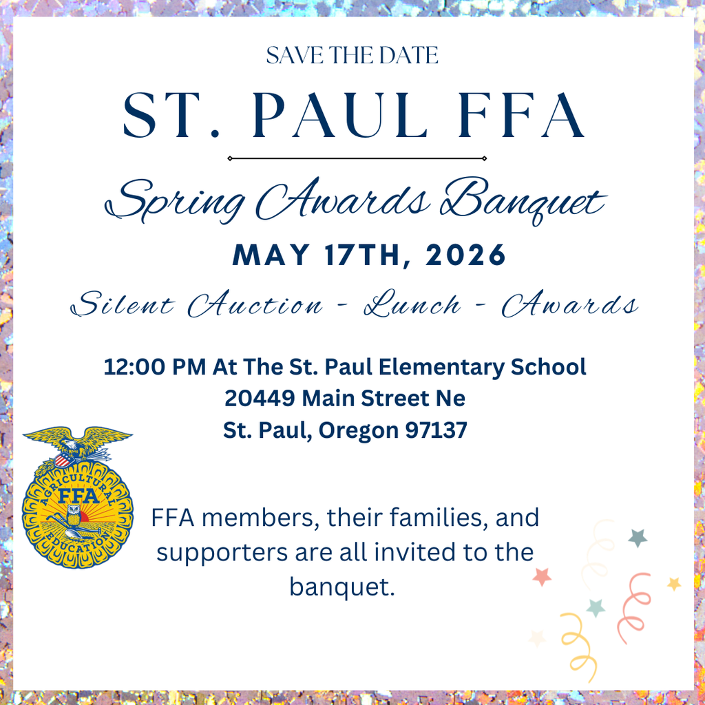 FFA Spring Awards Banquet and Silent Auction