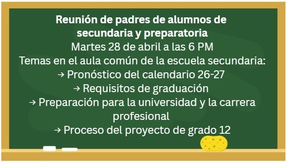 Middle/High School Parent Meeting -Spanish