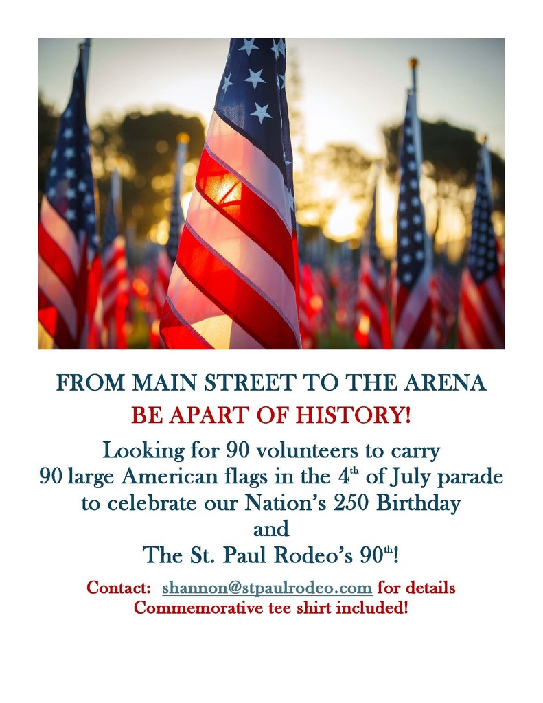 Volunteer flag carriers needed for parade