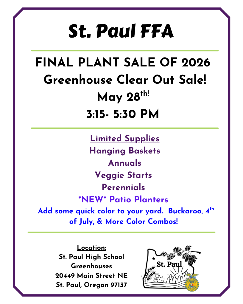 Plant Sale clear out sale