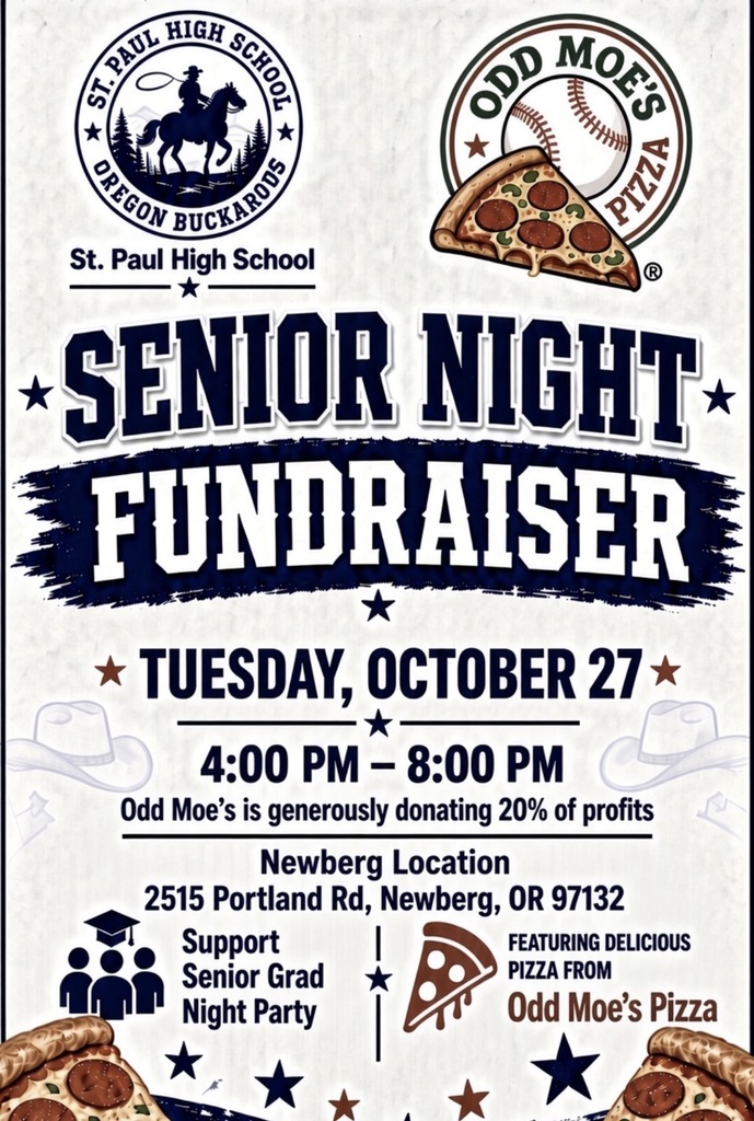Grad Night Fundraiser Go to Odd Moe's in Newberg on October 27 and they will donate 20% of profits to the senior grad night party!