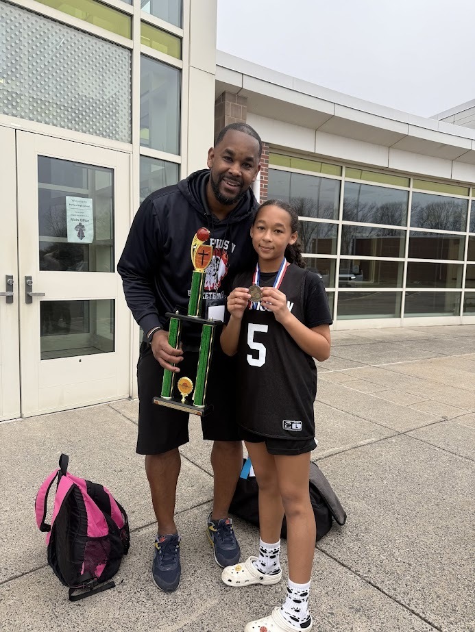 Coach Gill and Izzy