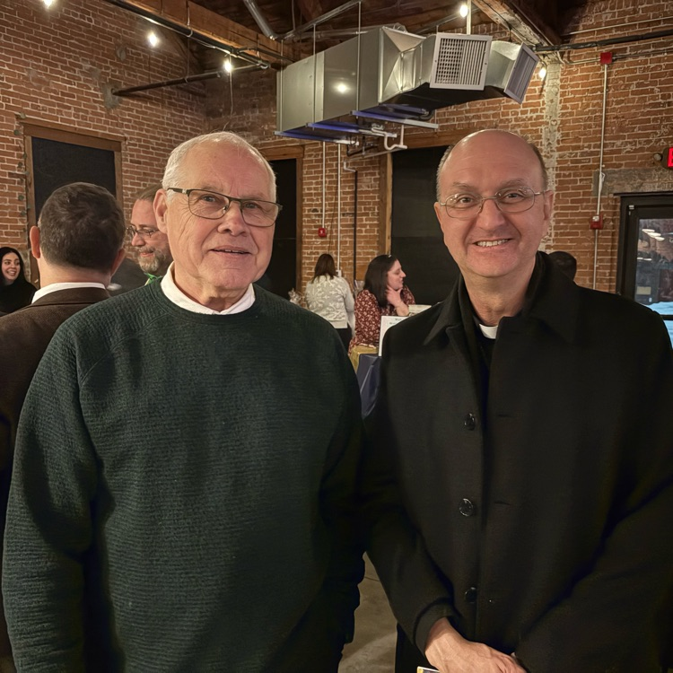 Bishop Lewandowski and Thom Deller