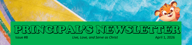 Principal's Monthly Newsletter