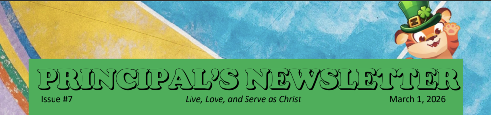 Principal's Monthly Newsletter