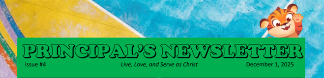 Principal's Monthly Newsletter