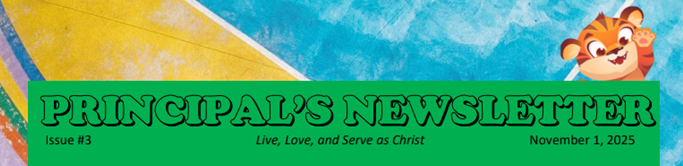 Principal's Monthly Newsletter
