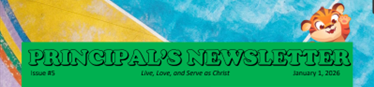 Principal's Monthly Newsletter