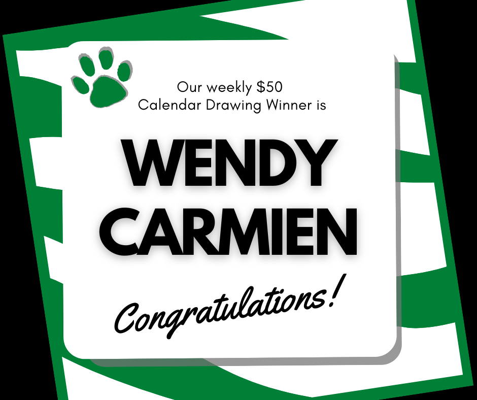 7/28 $50 Calendar Winner