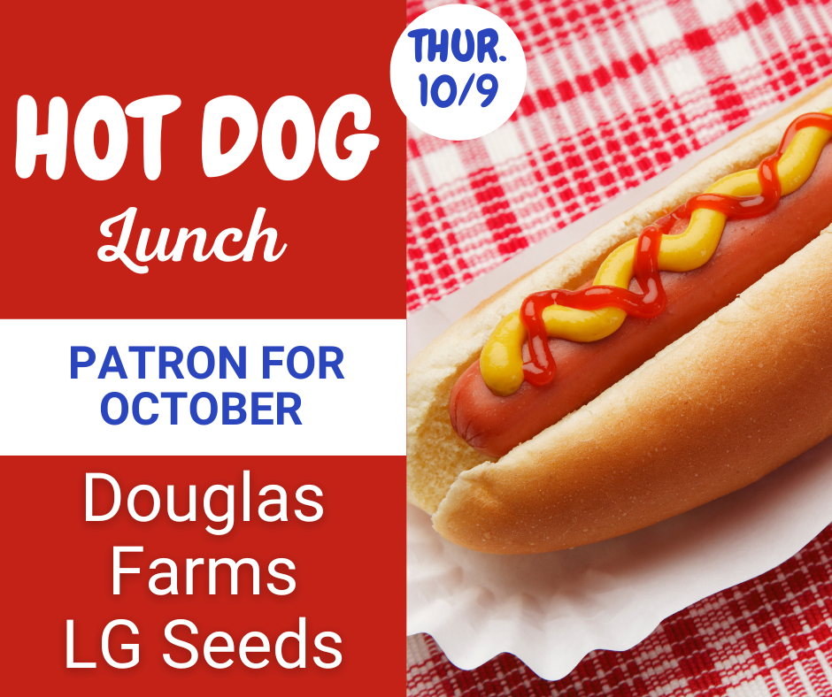Hot Dog Donor for Oct. Douglas Farms