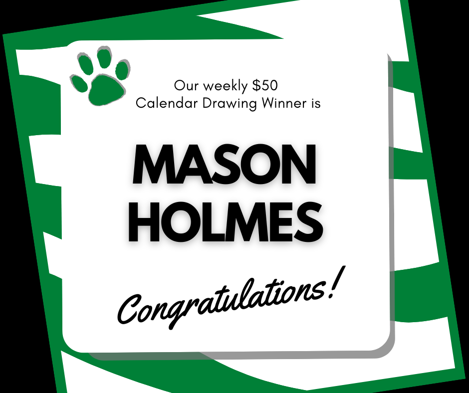 Congratulations to our 11/17 $50 Calendar Drawing Winner!