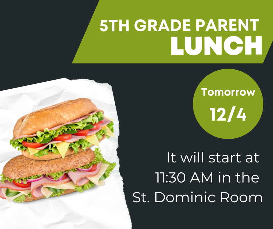 5th Grade Parent Lunch