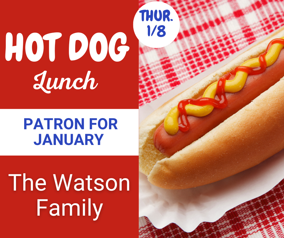 January Hot Dog Patron - The Watson Family