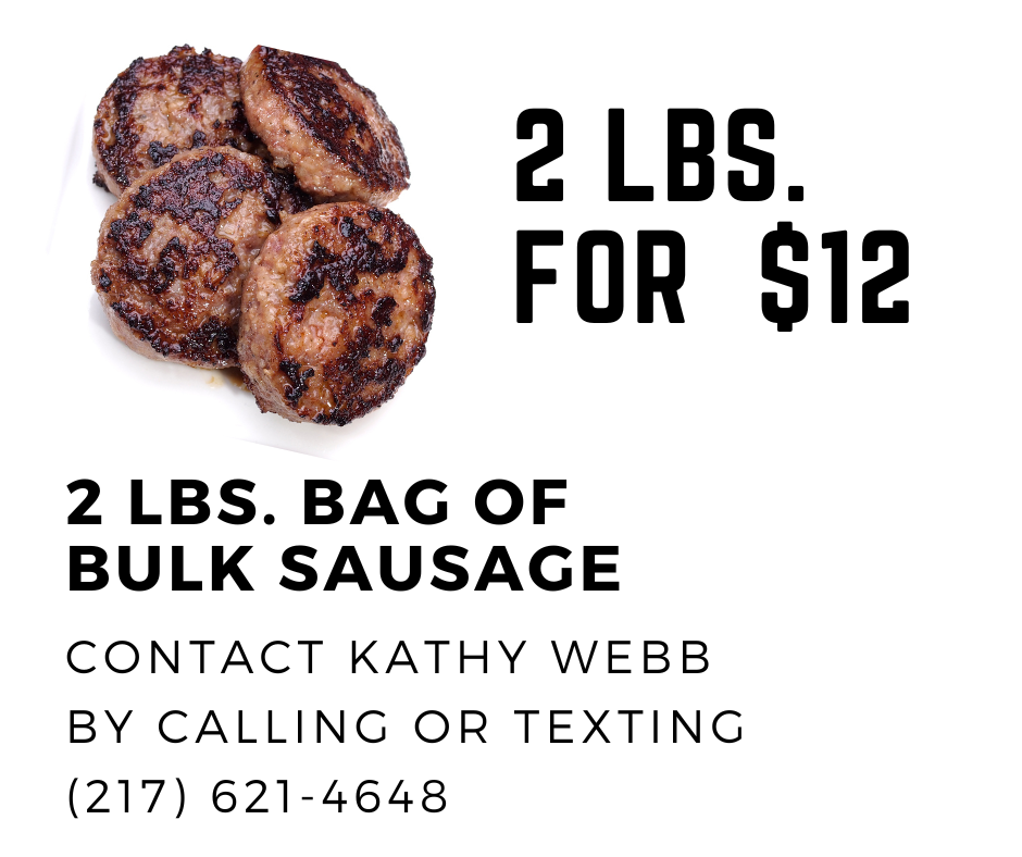 2 lbs of sausage for $12