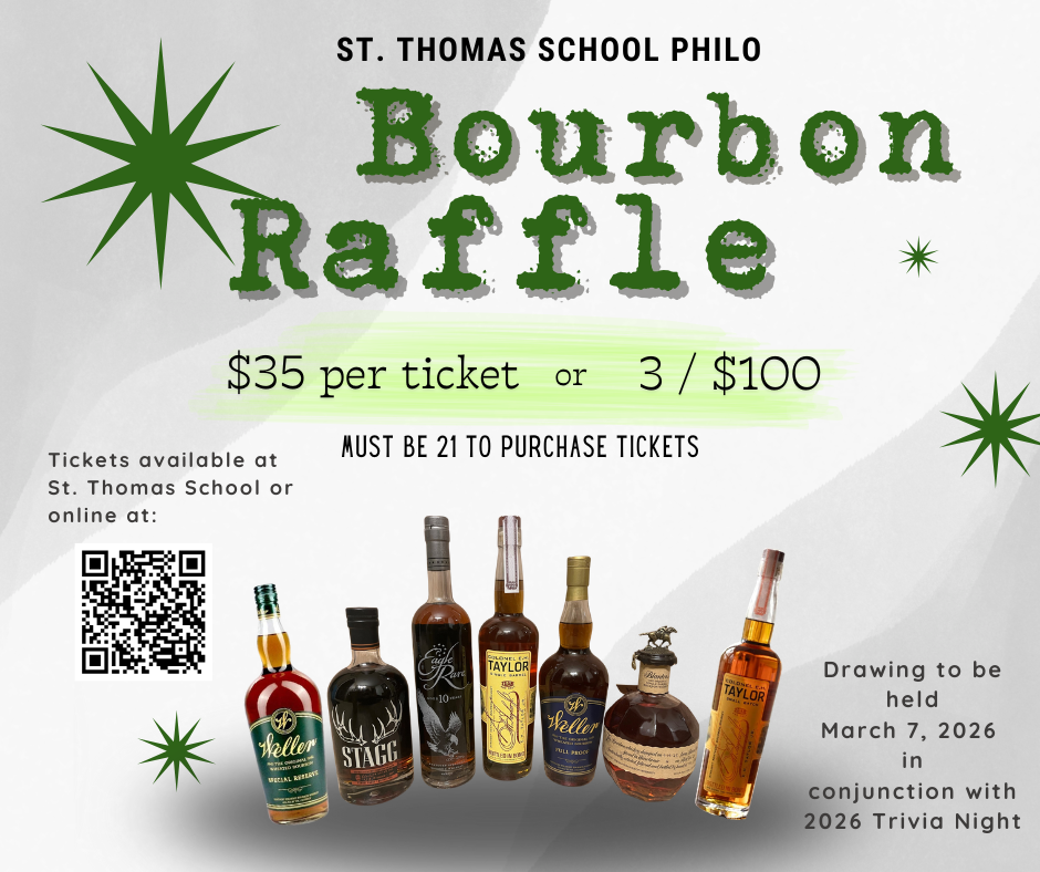 Bourbon Raffle Flyer