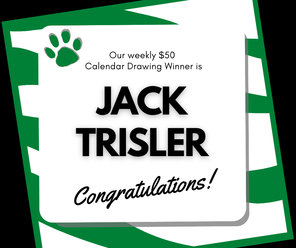 Congratulations to our 2/2  $50 Calendar Drawing Winner!