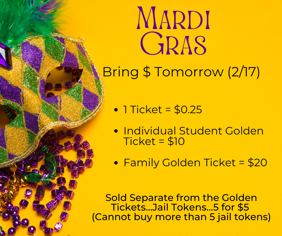 Mardi Gras Pricing