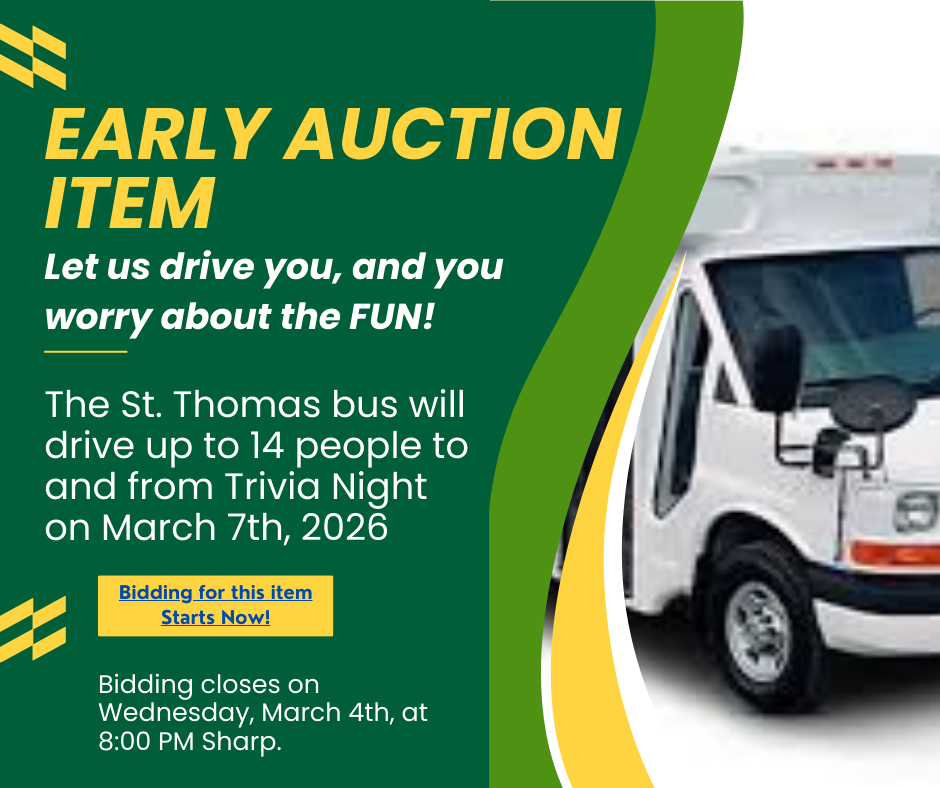 Trivia Night Bus Auction Item