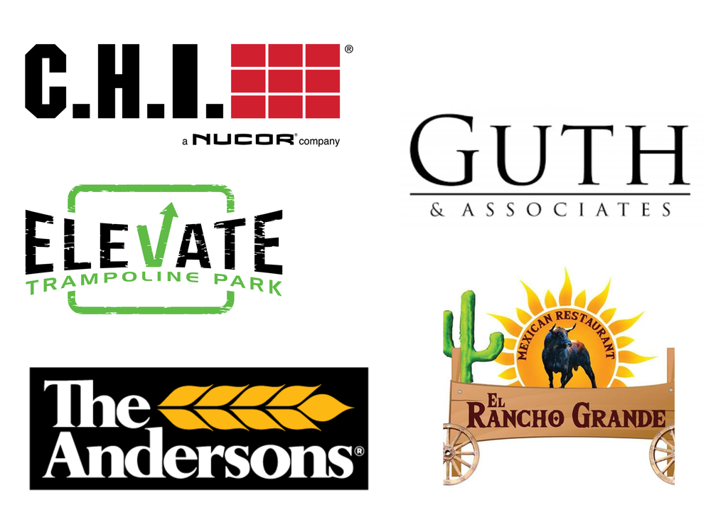 Thank you to our Silver Sponsors, The Andersons, C.H.I Overhead Doors,  El Rancho Grande, Elevate Trampoline Park, and Guth & Associates. 