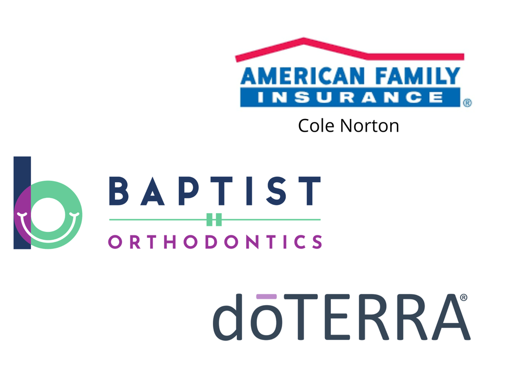 Thank you to our Silver Sponsors, American Family Insurance - Cole Norton, Baptist Orthodontics, Sarah Hastings with doTerra. 