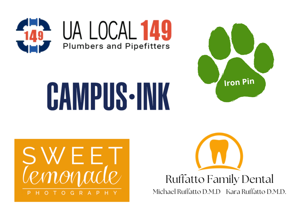 Thank you to our Silver Sponsors, Campus, Ink, Iron Pin, Plumbers and Pipefitters 149, Ruffatto Family Dental, and Sweet Lemonade Photography.