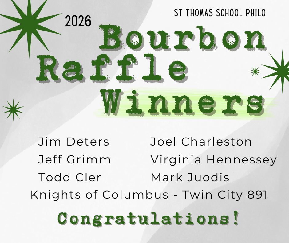 Bourbon Raffle Winners 2026