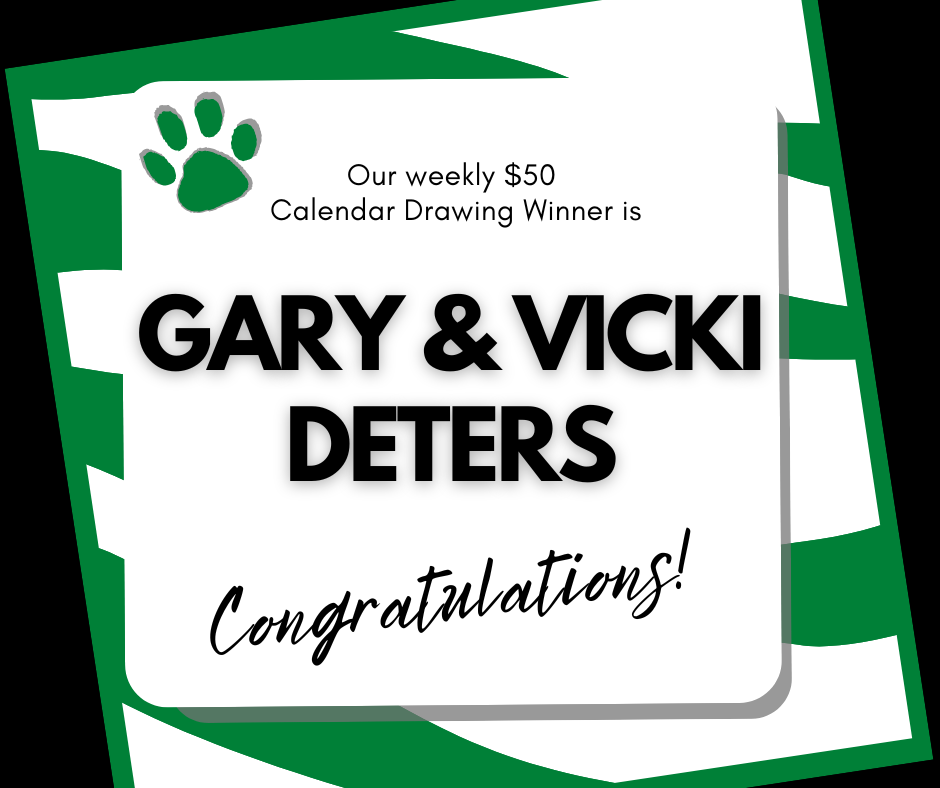 Congratulations to our 4/20 $50 Calendar Drawing Winner!