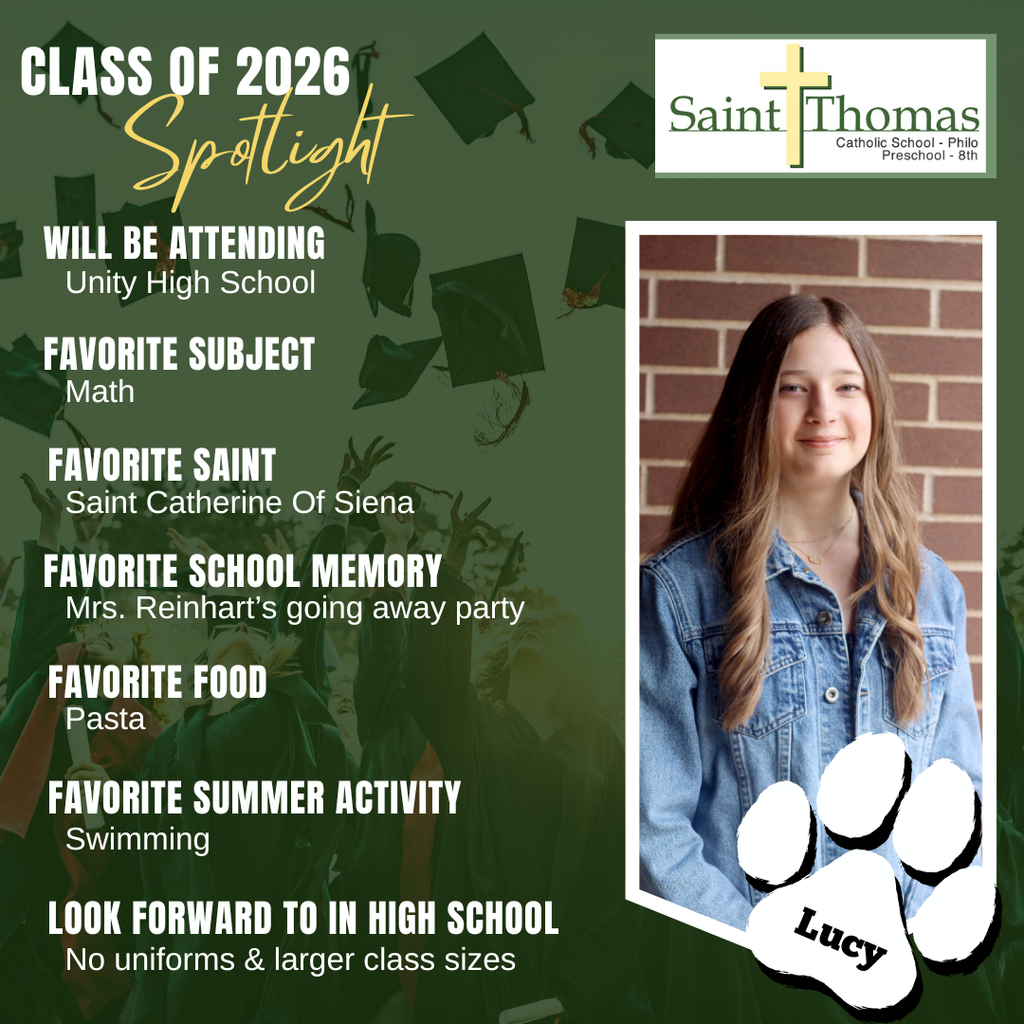 8th Grade Spotlight - Lucy