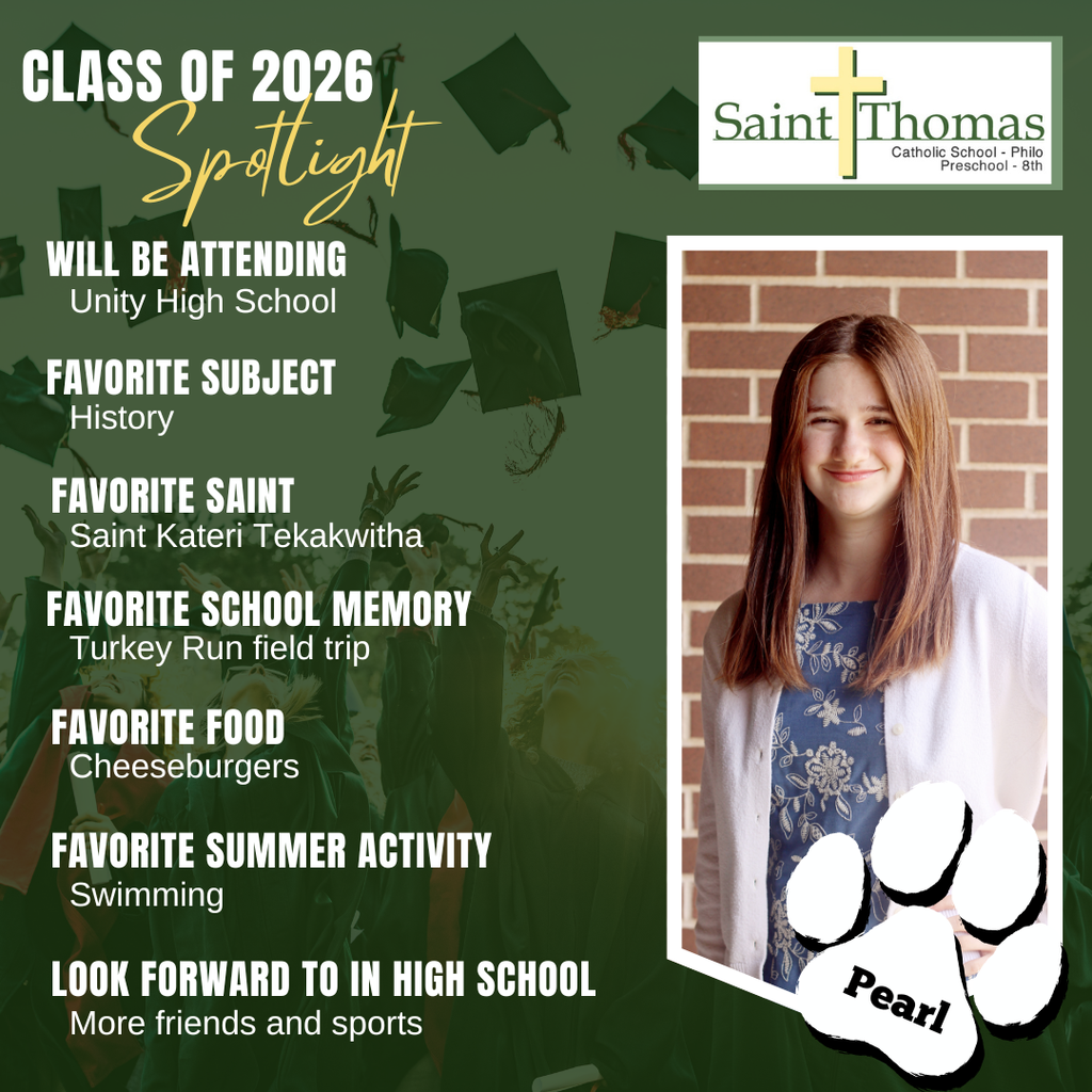 Our Class of 2026 8th Grade Spotlight - Pearl