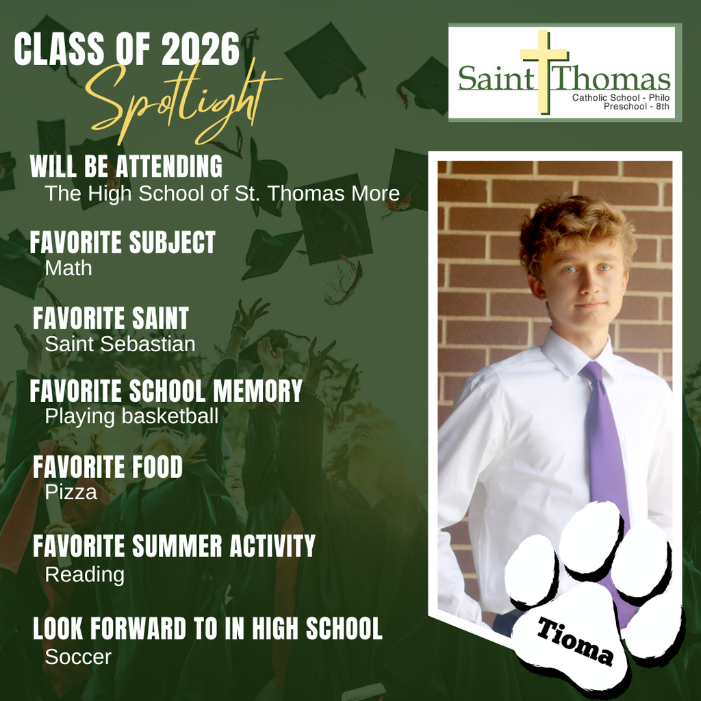 Our Class of 2026 8th Grade Spotlight - Tioma