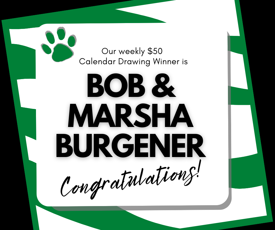 Congratulations to our 5/25 $50 Calendar Drawing Winner!