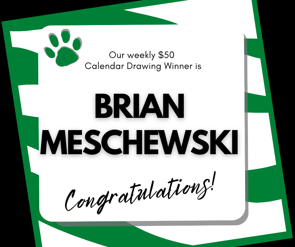 Congratulations to our 6/15 $50 Calendar Drawing Winner!