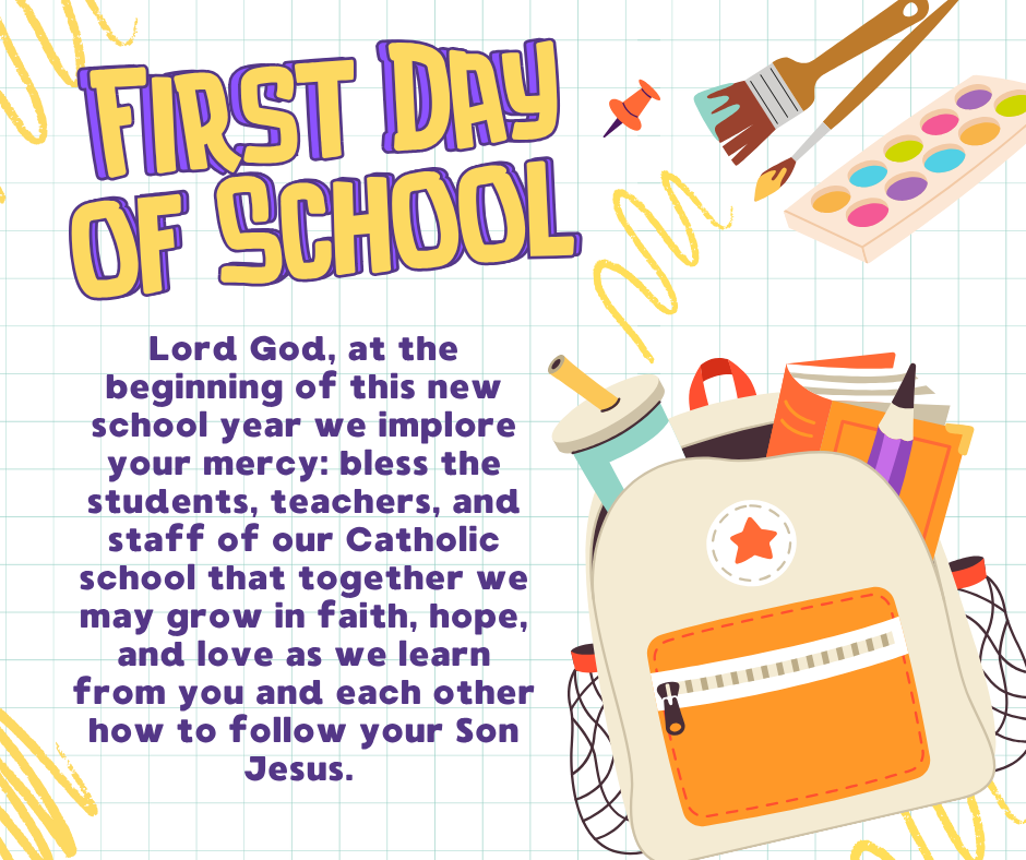 Prayer for a new school year.
