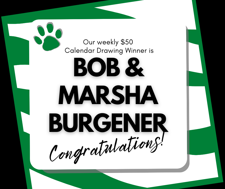 Congratulations to our 7/27 $50 Calendar Drawing Winner!