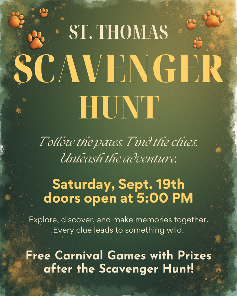 Scavenger Hunt, Saturday, Sept. 19th doors open at 5:00 PM