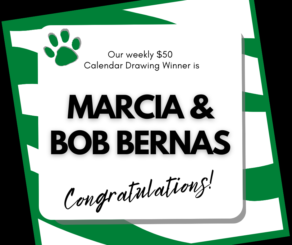 Congratulations to our 10/19 $50 Calendar Drawing Winner!