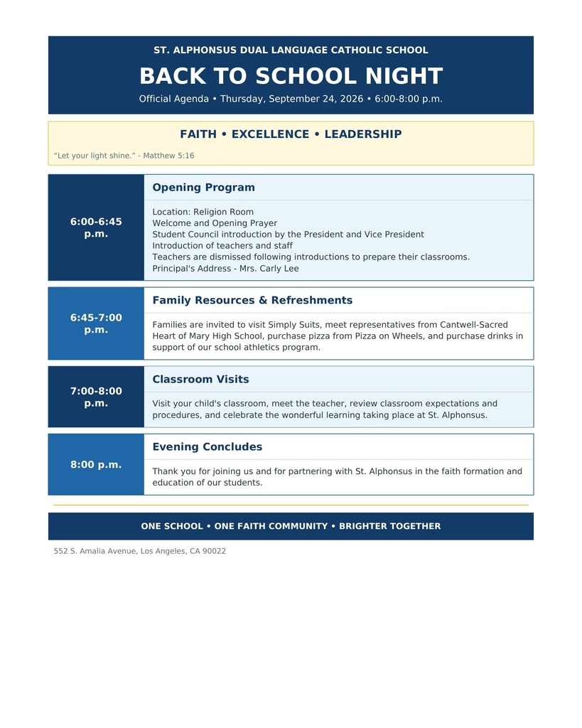 Agenda English and spanish