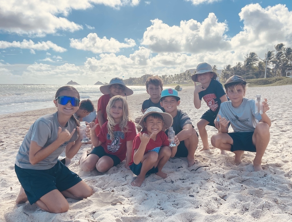 Student beach cleanups