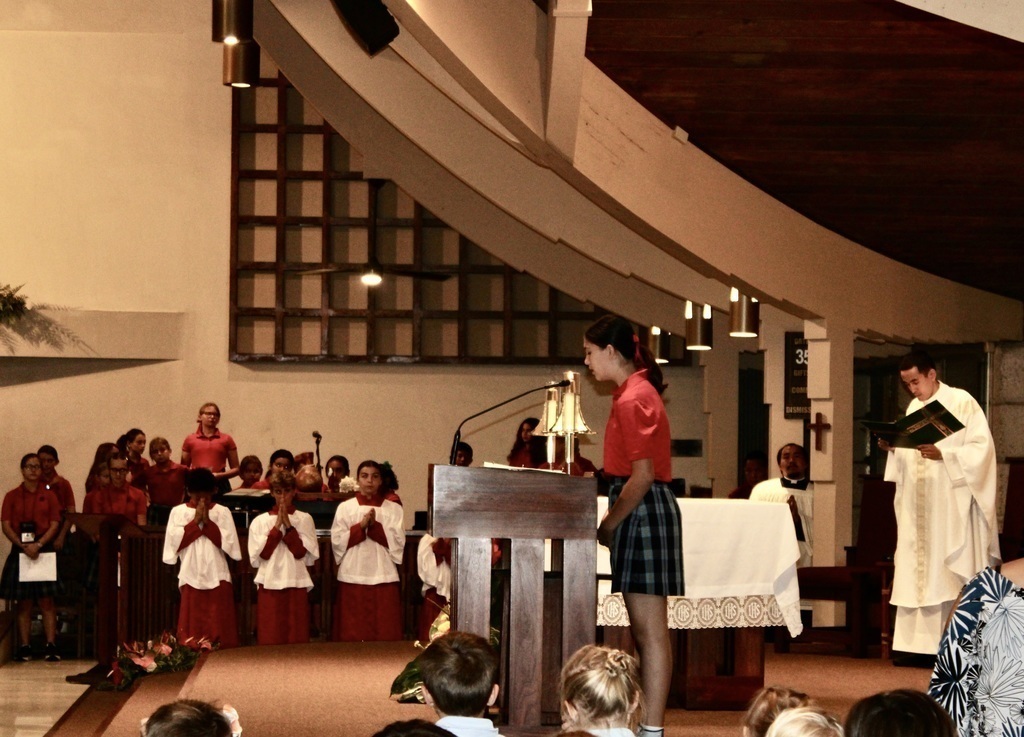 Mass at St. Anthony School.