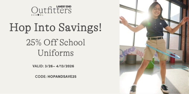 Lands' End Uniform Sale SAS Sales Code