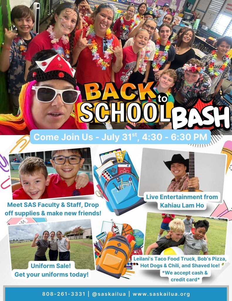 Back to School Bash -26/27 SY