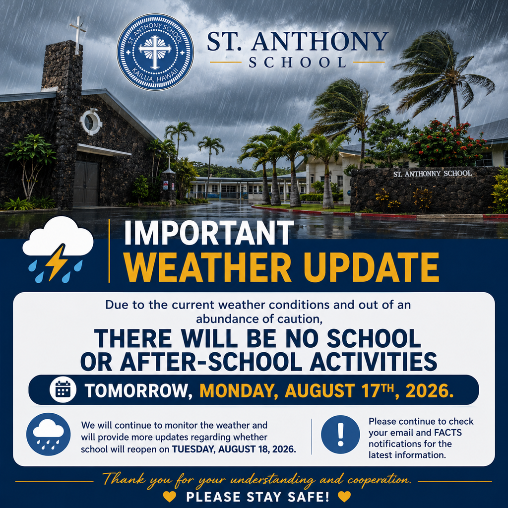 School Closure-August 17, 2026