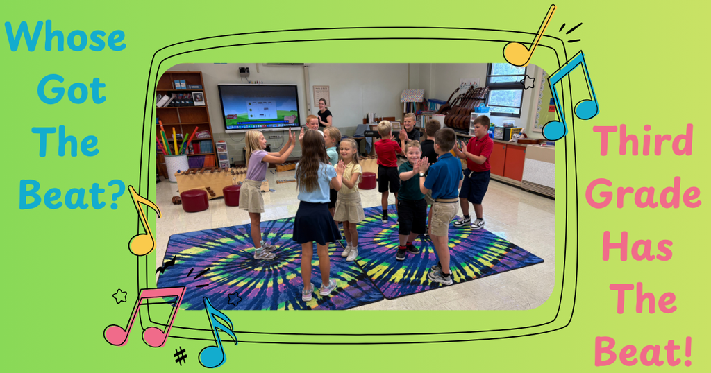third grade standing in circle