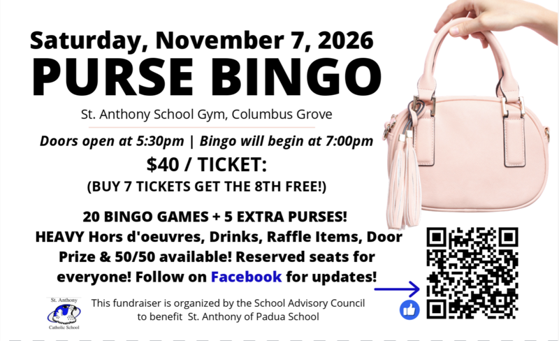 purse bingo with qr code