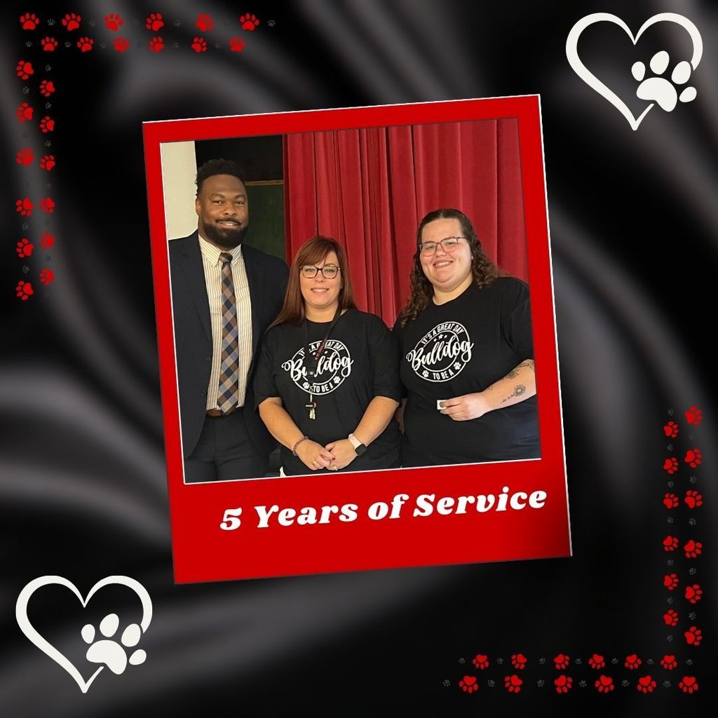 5 years of service