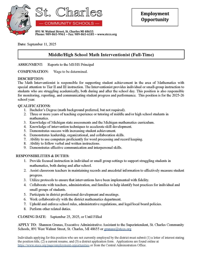 job posting
