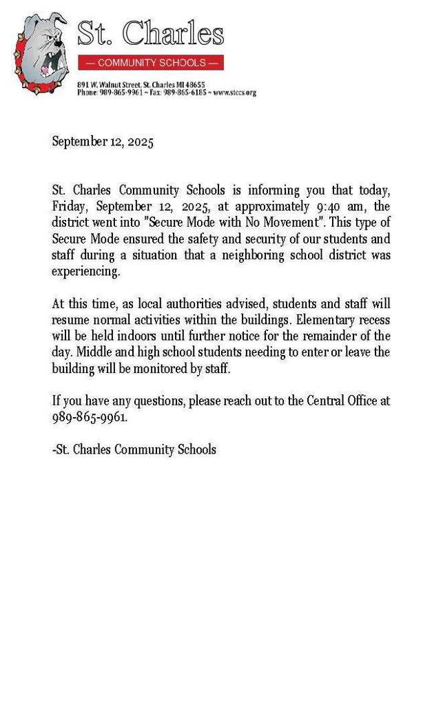 Notice to Families