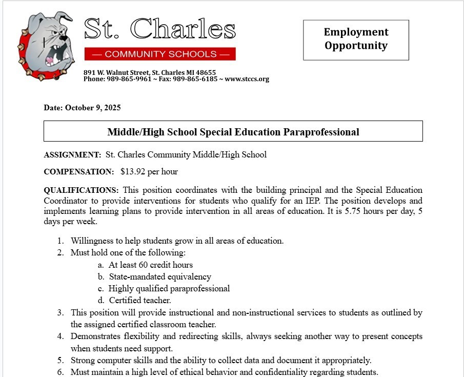 Job Posting
